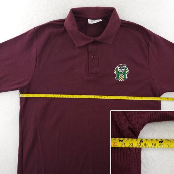 Hudson Valley Renegades Vintage Polo Shirt Logo Baseball Made USA Men's Large - Picture 8 of 11